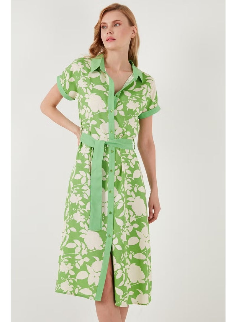 Lela Floral Shirred Dress - Image 5